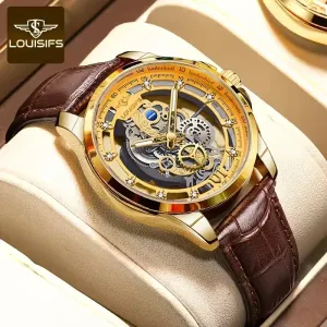 Montre homme à quartz ajourée | Boîtier en alliage décontracté
