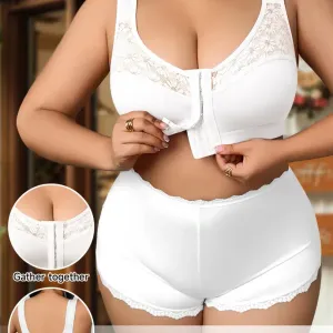Ensemble de lingerie grande taille pour femme, comprenant un soutien-gorge sexy