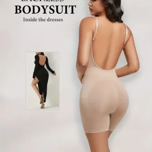 Body gainant grande taille sans coutures, effet corset, rehausse-fesses
