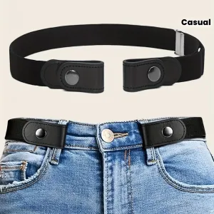 Ceinture invisible ajustable sans trous pour hommes et femmes