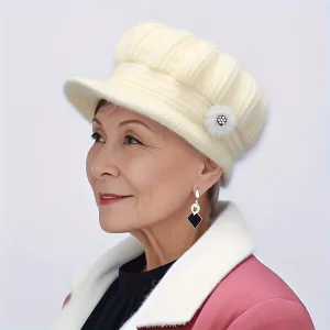 Bonnet d'hiver à cache-oreilles pour femme - Confortable et extensible
