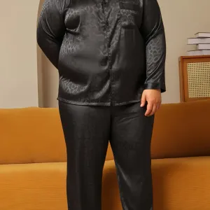 Ensemble pyjama deux pièces grande taille pour homme