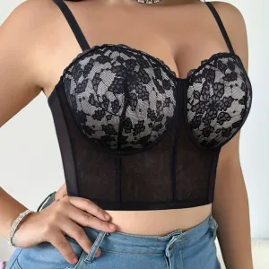 Soutien-gorge bandeau gainant grande taille pour femme