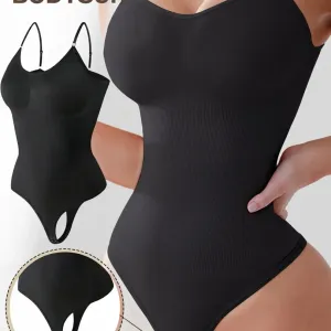 Body dos nu uni élégant pour femme - Maintien optimal, effet ventre plat et silhouette affinée