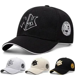 Casquette trucker hip-hop brodée style tendance, unisexe, style snapback