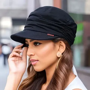 Casquette souple à visière flexible, grande taille, tendance, affine le visage, en tissu