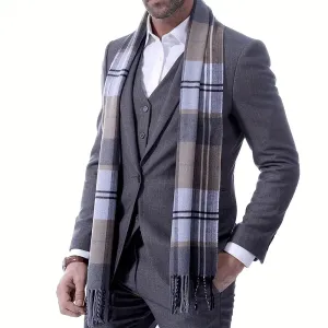 Écharpe douce et chaude pour homme (1 pièce) - Son design classique et élégant