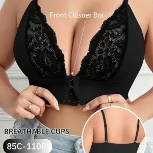 Soutien-gorge grande taille femme en dentelle, débardeur confortable et décontracté
