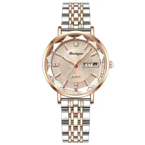 Montre femme de luxe étanche, avec affichage lumineux