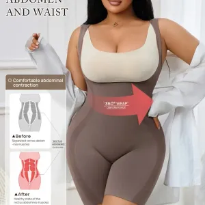 Body gainant grande taille pour femme | Haute élasticité, gaine confortable