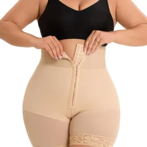 Pantalon gainant taille haute, grande taille, amincissant et galbant les fesses