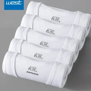 Lot de 5 gilets homme 100% cotton, couleur unie élégante
