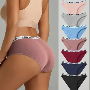 Lot de 7 culottes taille basse pour femme - Culottes triangle sexy