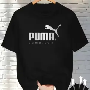 T-shirt d'été pour homme, 100 % coton épais, imprimé tendance et décontracté