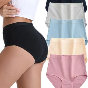 Lot de 5 culottes gainantes taille haute pour femme, respirantes et confortables