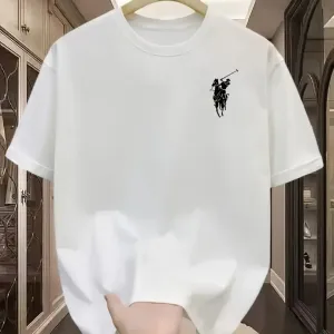 T-shirt homme imprimé en coton à manches courtes, doux, confortable et respirant