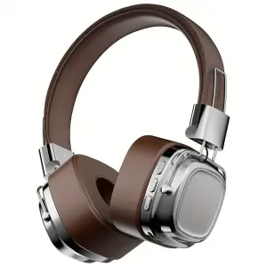 Casque sans fil style rétro, basses puissantes, oreillettes à réduction de bruit