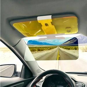 Pare-soleil de voiture 2-en-1 Jour & Nuit – Anti-éblouissement avec protection UV, compatible avec la plupart des véhicules