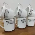 Porcelain Mug Set 6pcs - Export Pack