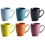 Porcelain Mug Set 6pcs - Family Pack