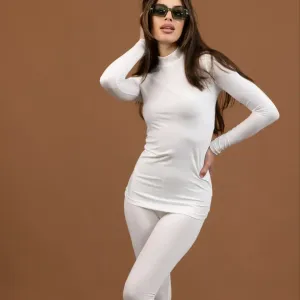 Haut Basic Luxe à manche longue - Vanilla