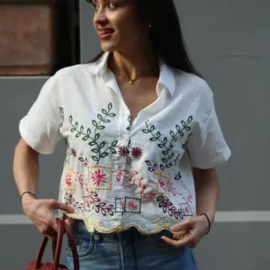 Chemise ISÉA Brodée