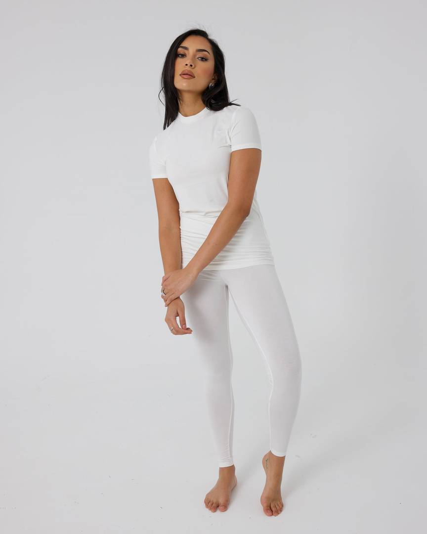 T-shirt cosy doux – Vanille