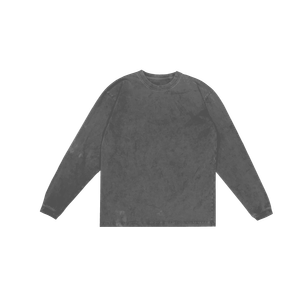 Tee shirt Épais Premium manches longues Gris vintage