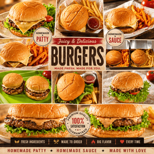 Beef Burger w/ Fries combo